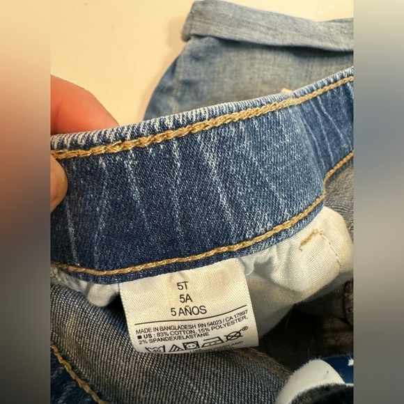 Lot of 3 Girls Shorts Green, Black, Jeans, Size 5 Various Brands - Picture 10 of 10